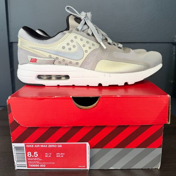 BNIB Nike Air Max Zero QS ‘Silver Bullet’, Size US M8.5 - Picture 3 of 9